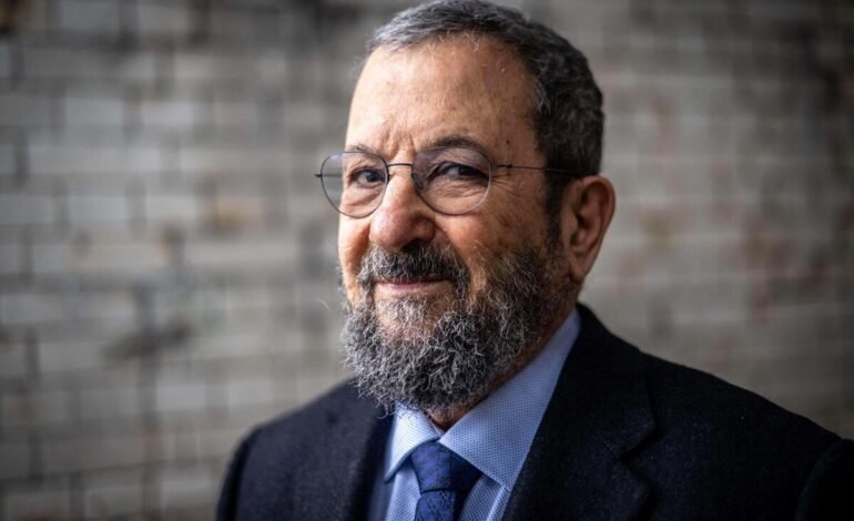 Former Israeli PM Ehud Barak on why ‘there is no other solution but two states’